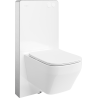 Mexen Riva surface-mounted toilet set Tex Air G pneumatic frame with Tornado toilet bowl and soft-close seat white