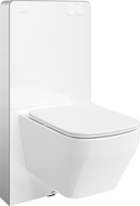 Mexen zestaw natynkowy WC stelaż pneumatyczny Tex Air G z miską WC Riva Tornado i deską wolnoopadającą biały - 615030630200TA-20
