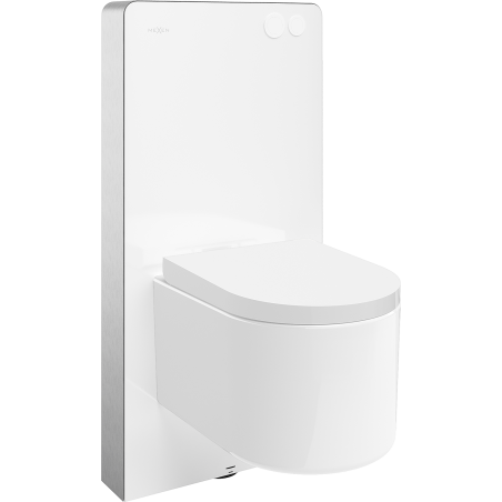 Mexen Sofia WC-Überputz-Set mit pneumatischem Tex Air G Gestell, WC-Schüssel und Absenkautomatik, weiß - 615030540200A-20