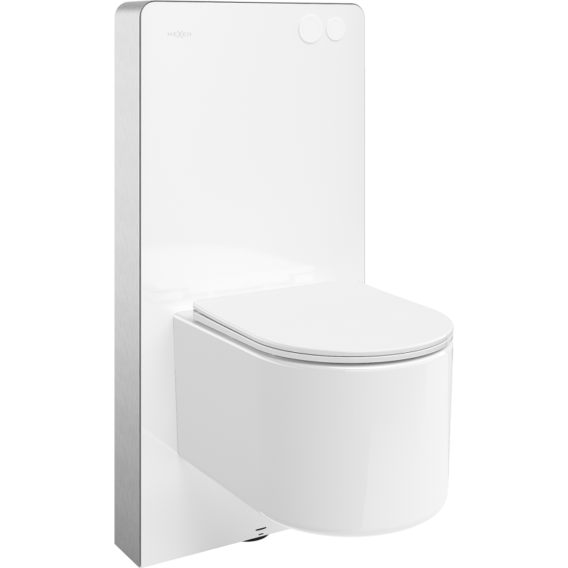 Mexen zestaw natynkowy WC stelaż pneumatyczny Tex Air G z miską WC Sofia i deską wolnoopadającą, biały - 615030540300A-20