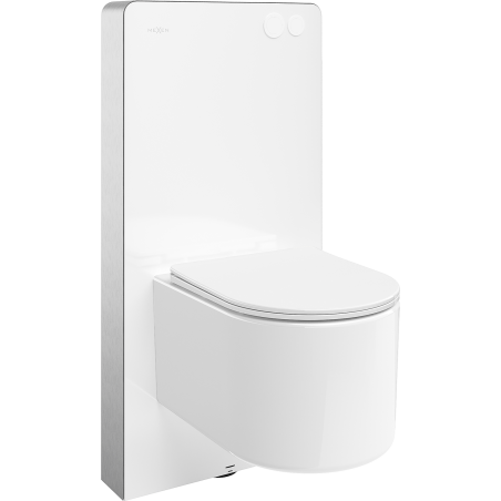 Mexen zestaw natynkowy WC stelaż pneumatyczny Tex Air G z miską WC Sofia i deską wolnoopadającą, biały - 615030540300A-20