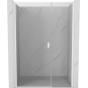 Mexen Mist-B drzwi prysznicowe uchylne 95 cm, transparent, białe - 8A2-095-001-20-00