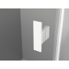 Mexen Mist-B drzwi prysznicowe uchylne 105 cm, transparent, białe - 8A2-105-001-20-00