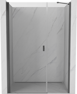 Mexen Mist-B drzwi prysznicowe uchylne 95 cm, transparent, gun gray szczotkowany - 8A2-095-001-66-00