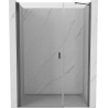 Mexen Mist-B drzwi prysznicowe uchylne 95 cm, transparent, gun metal - 8A2-095-001-95-00