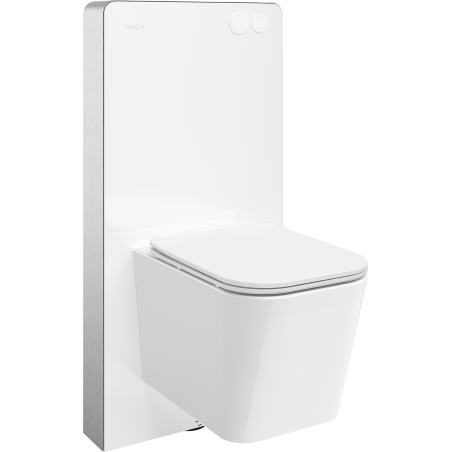 Mexen zestaw natynkowy WC stelaż pneumatyczny Tex Air G z miską WC Teo i deską wolnoopadającą, biały - 615030850600A-20
