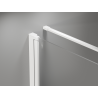 Mexen Mist-B vingduschkabin 70 x 70 cm, transparent, vit - 8A2T-070-070-20-00