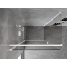 Mexen Mist-B cabine de douche pivotante 75 x 70 cm, transparent, blanche - 8A2T-075-070-20-00