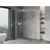 Mexen Mist-B kabina prysznicowa uchylna 80 x 70 cm, transparent, biała - 8A2T-080-070-20-00