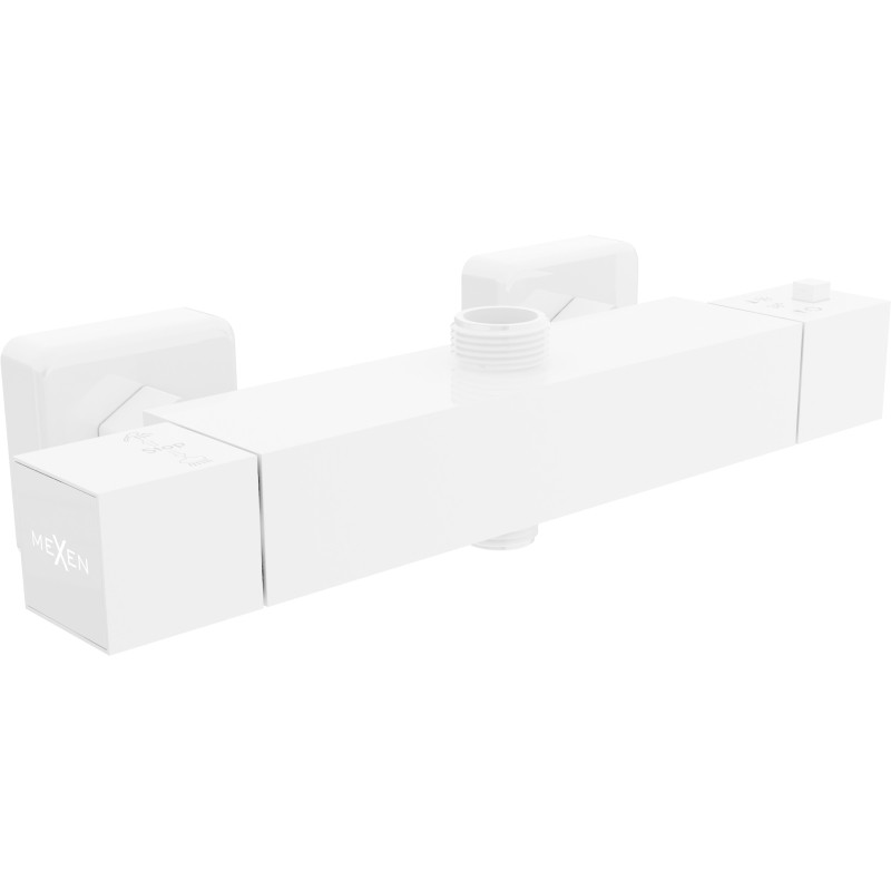 Mexen Cube termostaatiline dušisegisti, valge - 77250-20
