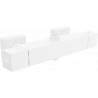 Mexen Cube termostaatiline dušisegisti, valge - 77250-20