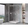 Mexen Mist-B Nihajna pršna kabina 85 x 120 cm, prozorna, bela - 8A2T-085-120-20-00