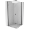 Mexen Mist-B kabina prysznicowa uchylna 90 x 90 cm, transparent, gun gray szczotkowany - 8A2T-090-090-66-00