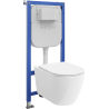 Mexen Rico Unterputz-WC-Set Tex E mit WC-Schüssel 2.0 Tornado und Soft-Close-Sitz, weiß - 61093072L4000T
