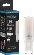 Mexen Aura żarówka LED G9, 3W, Neutralna - 4000K, 310 lm - L120-G9-0340-01