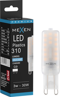 Mexen Aura żarówka LED G9, 3W, Zimna - 6500K, 310 lm - L120-G9-0365-01