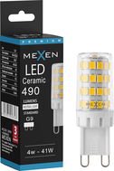 Mexen Aura Λάμπα LED G9, 4W, Ουδέτερη - 4000K, 490 lm - L121-G9-0440-01