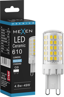 Mexen Aura LED-lamppu G9, 4,8W, Kylmä - 6500K, 610 lm - L121-G9-0565-01