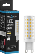 Mexen Aura Ampoule LED G9, 6W, Chaude - 3000K, 660 lm - L121-G9-0630-01