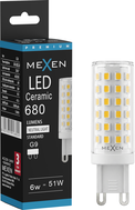 Mexen Aura żarówka LED G9, 6W, Neutralna - 4000K, 680 lm - L121-G9-0640-01