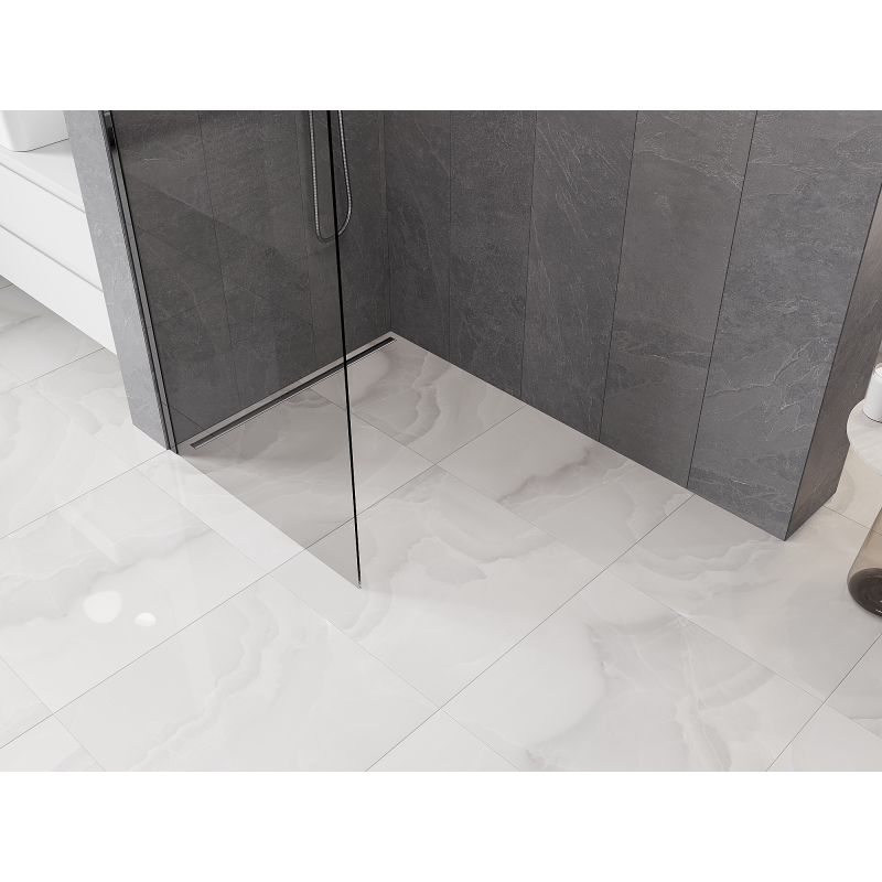 Mexen Kioto-Q ścianka prysznicowa Walk-in 90 x 200 cm, transparent 8 mm, chrom - 800-090-101-01-00-Q