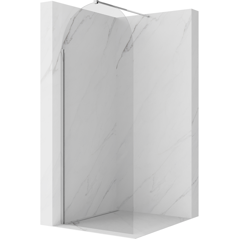Mexen Kioto-Q ścianka prysznicowa Walk-in 90 x 200 cm, transparent 8 mm, chrom - 800-090-101-01-00-Q