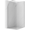 Mexen Kioto-Q ścianka prysznicowa Walk-in 90 x 200 cm, transparent 8 mm, chrom - 800-090-101-01-00-Q