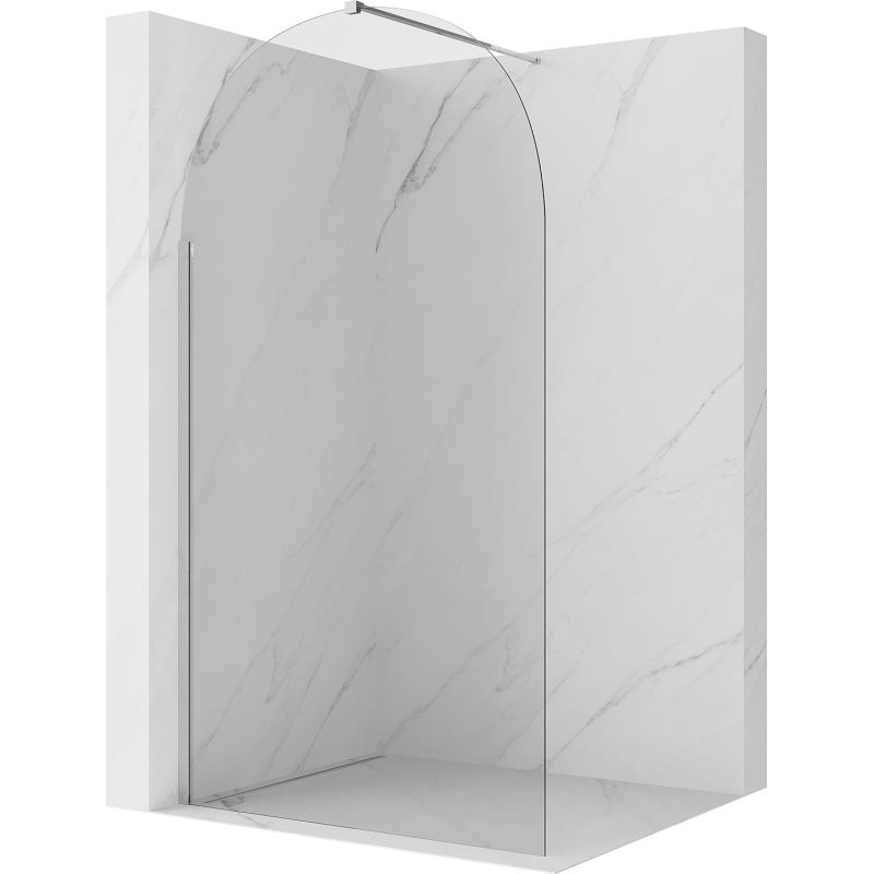 Mexen Kioto-Q ścianka prysznicowa Walk-in 100 x 200 cm, transparent 8 mm, chrom - 800-100-101-01-00-Q
