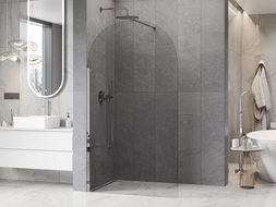 Mexen Kioto-Q ścianka prysznicowa Walk-in 100 x 200 cm, transparent 8 mm, chrom - 800-100-101-01-00-Q