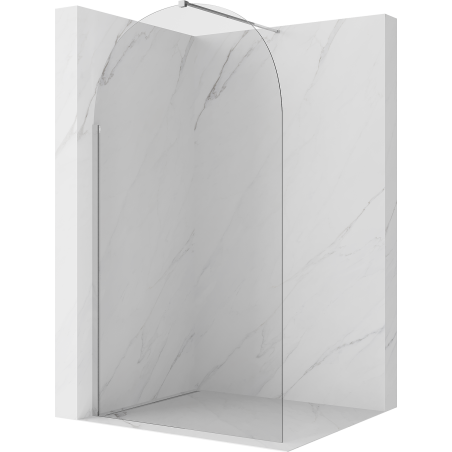 Mexen Kioto-Q Tuš stena Walk-in 120 x 200 cm, prozorna 8 mm, krom - 800-120-101-01-00-Q