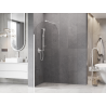 Mexen Kioto-Q duschvägg Walk-in 80 x 200 cm, transparent 8 mm, vit - 800-080-101-20-00-Q