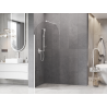 Mexen Kioto-Q ścianka prysznicowa Walk-in 90 x 200 cm, transparent 8 mm, biała - 800-090-101-20-00-Q