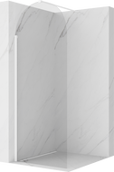 Mexen Kioto-Q ścianka prysznicowa Walk-in 90 x 200 cm, transparent 8 mm, biała - 800-090-101-20-00-Q