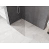 Mexen Kioto-Q duschvägg Walk-in 100 x 200 cm, transparent 8 mm, vit - 800-100-101-20-00-Q