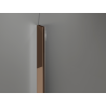 Mexen Kioto-Q ścianka prysznicowa Walk-in 100 x 200 cm, transparent 8 mm, różowe złoto - 800-100-101-60-00-Q