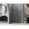 Mexen Kioto-Q ścianka prysznicowa Walk-in 120 x 200 cm, transparent 8 mm, różowe złoto - 800-120-101-60-00-Q