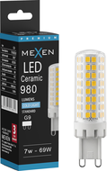 Mexen Aura LED-lamppu G9, 7W, Kylmä - 6500K, 980 lm - L121-G9-0765-01