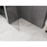 Mexen Kioto-Q διαχωριστικό ντουζιέρας Walk-in 90 x 200 cm, διαφανές 8 mm, γκρι όπλου