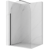 Mexen Kioto-Q Tuš stena Walk-in 110 x 200 cm, prozorna 8 mm, črna - 800-110-101-70-00-Q