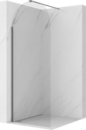 Mexen Kioto-Q ścianka prysznicowa Walk-in 80 x 200 cm, transparent 8 mm, gun metal - 800-080-101-95-00-Q