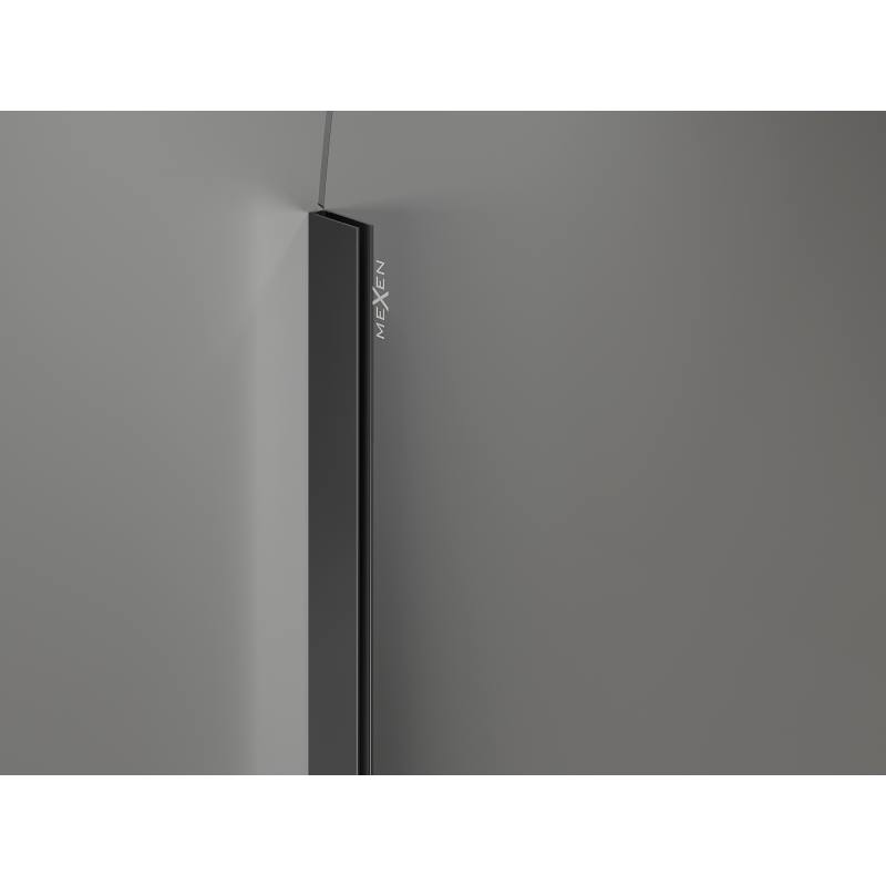 Mexen Kioto-Q ścianka prysznicowa Walk-in 80 x 200 cm, transparent 8 mm, gun metal - 800-080-101-95-00-Q