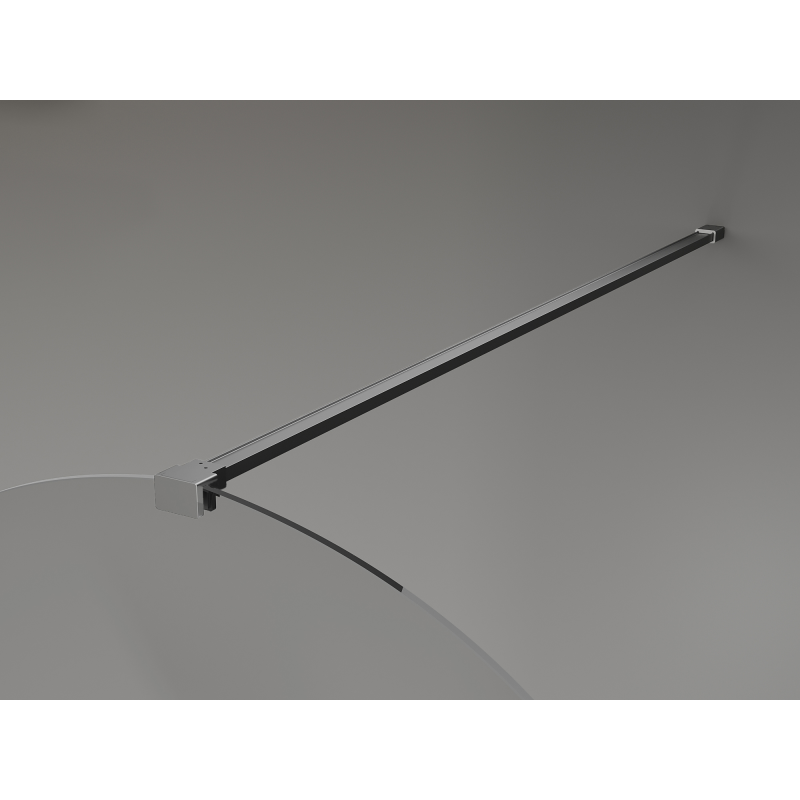 Mexen Kioto-Q ścianka prysznicowa Walk-in 80 x 200 cm, transparent 8 mm, gun metal - 800-080-101-95-00-Q