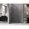 Mexen Kioto-Q ścianka prysznicowa Walk-in 120 x 200 cm, transparent 8 mm, gun metal - 800-120-101-95-00-Q