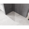 Mexen Kioto-Q Tuš pregrada Walk-in 110 x 200 cm, prozirna 8 mm, brušeni nikal - 800-110-101-97-00-Q