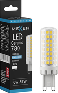 Mexen Aura żarówka LED ściemnialna G9, 6W, Zimna - 6500K, 780 lm - L122-G9-0665-01