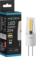 Mexen Oris żarówka LED G4, 1,7W, Ciepła - 3000K, 204 lm - L115-G4-0130-02