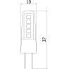 Mexen Oris żarówka LED G4, 1,7W, Ciepła - 3000K, 204 lm - L115-G4-0130-02
