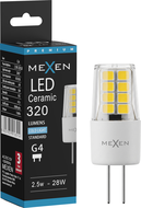 Mexen Oris żarówka LED G4, 2,5W, Zimna - 6500K, 320 lm - L115-G4-0265-01