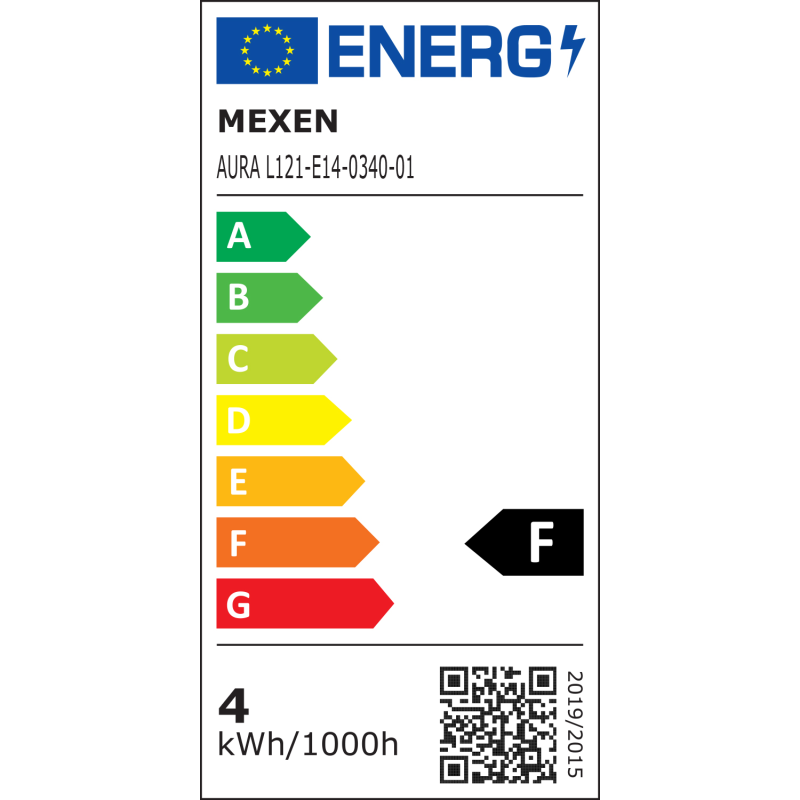 Mexen Aura żarówka LED E14, 3,5W, Neutralna - 4000K, 380 lm - L121-E14-0340-01