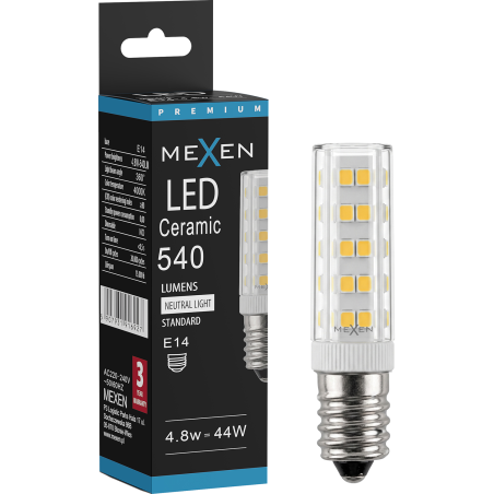 Mexen Aura LED žarulja E14, 4,8W, Neutralna - 4000K, 540 lm - L121-E14-0540-01